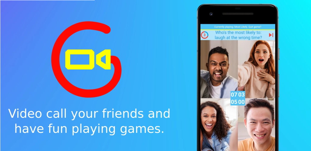 Game Night Group Video Call (iOS & Android)